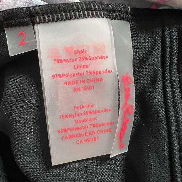 Lilly Pulitzer Brenta Tankini Top 2 Women’s Multicolor Feeling Fintastic 005387 - Picture 4 of 6